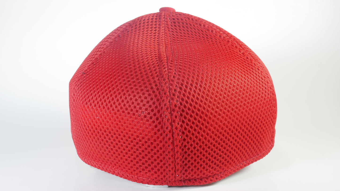 (1 Color Options) LIVE BAIT MATTERS - MEDIUM/LARGE New Era® Stretch Mesh Cap (NE1020) - (FREE DELIVERY)