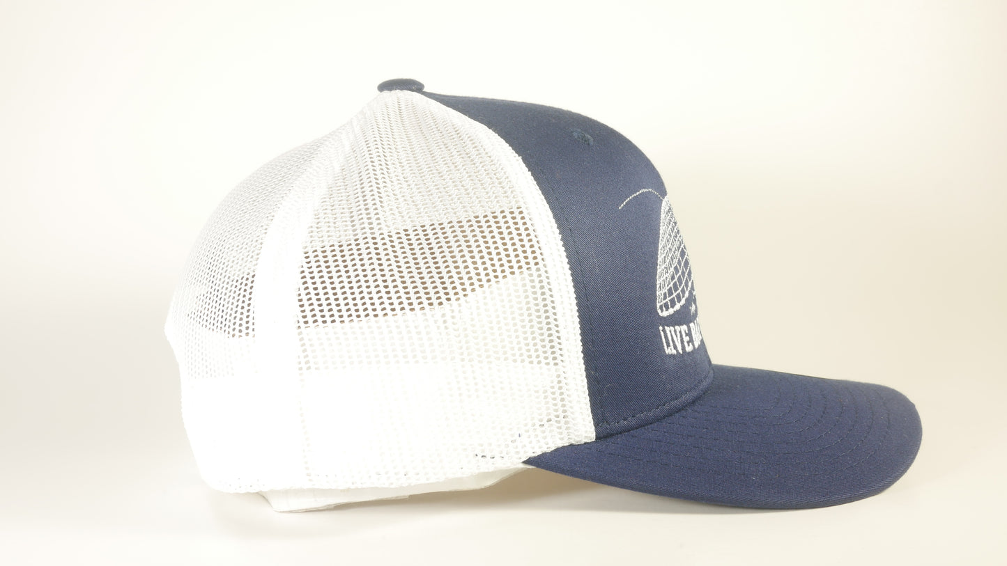 (3 Color Options) LIVE BAIT MATTERS Sport-Tek ® Yupoong ® Retro Trucker Cap (STC39) - 7 Snap Back (FREE DELIVERY)