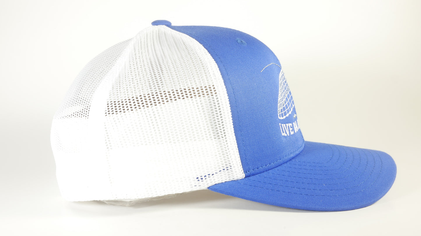 (3 Color Options) LIVE BAIT MATTERS Sport-Tek ® Yupoong ® Retro Trucker Cap (STC39) - 7 Snap Back (FREE DELIVERY)