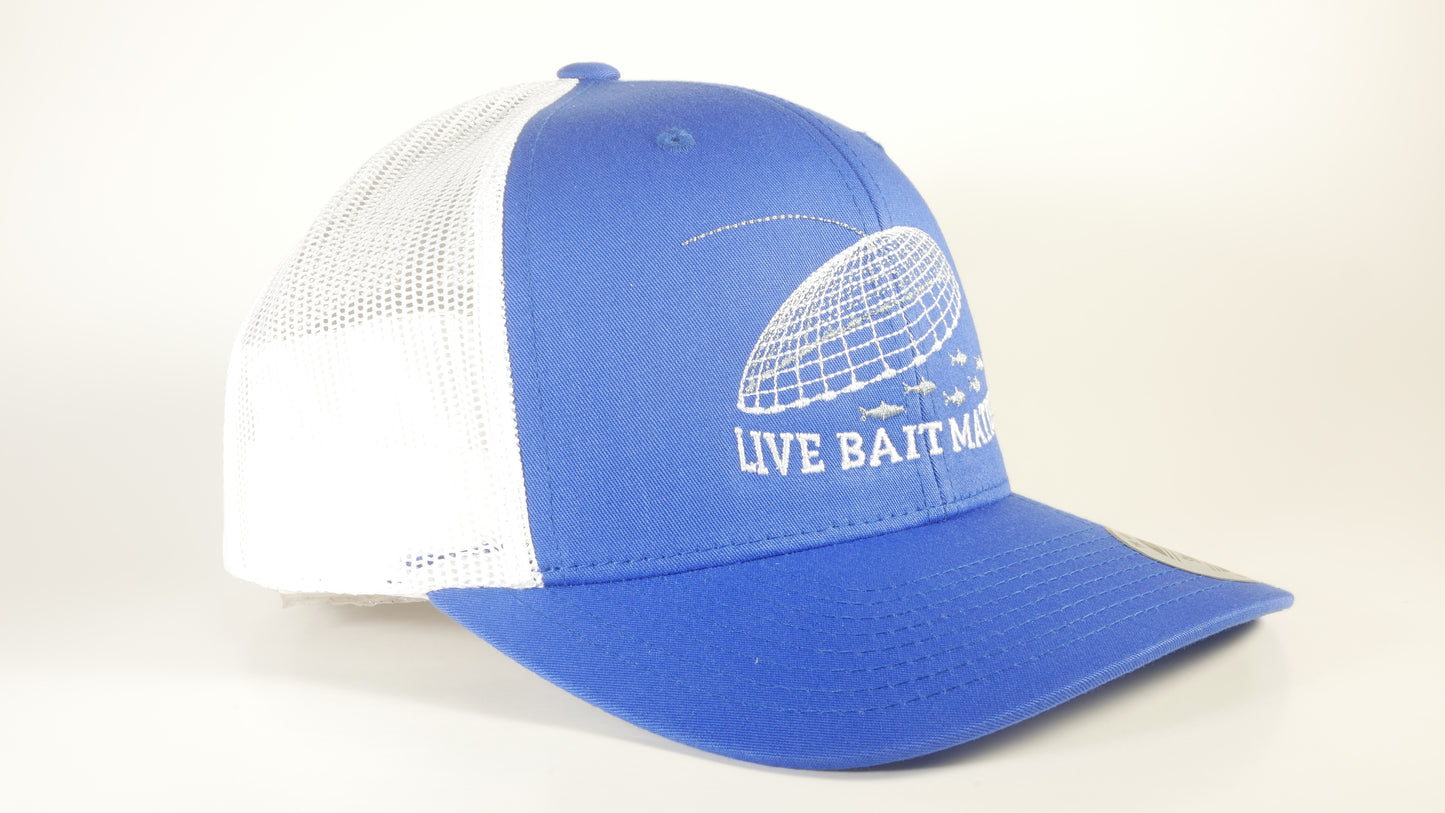 (3 Color Options) LIVE BAIT MATTERS Sport-Tek ® Yupoong ® Retro Trucker Cap (STC39) - 7 Snap Back (FREE DELIVERY)